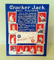 1915 Cracker Jack Baseball Cards Store Counter Advertising Standup Sign - 2
