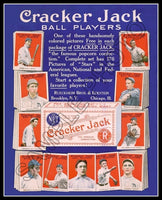 1915 Cracker Jack Baseball Cards Store Counter Advertising Standup Sign - 2