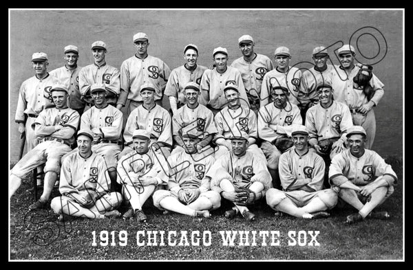 1919 Chicago White Sox Poster 11X17 - Jackson Collins Cicotte Weaver- 1197