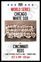 1919 World Series Poster 11X17 - Chicago White Sox vs.  Cincinnati Reds - 1198