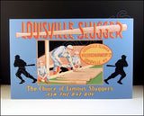 1920's Louisville Slugger Store Counter Advertising Standup Sign - 991