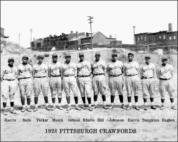 1928 Pittsburgh Crawfords 8X10 Photo - 16 Year Old Josh Gibson - 1209