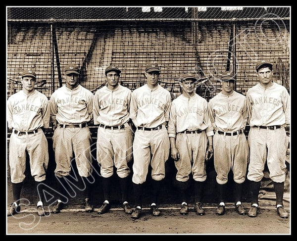 1928 New York Yankees 8X10 Photo - Gehrig Lazzeri Koenig Durocher - 864