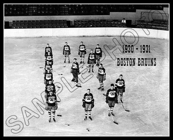 1930-1931 Boston Bruins 8X10 Photo - 3069