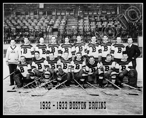 1932-1933 Boston Bruins 8X10 Photo - 3071