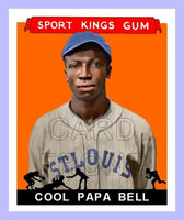 1933 Goudey Sport Kings Cool Papa Bell Fantasy Card - St. Louis Stars - 3420