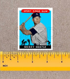 1933 Goudey Sport Kings Mickey Mantle Fantasy Card - New York Yankees - 3431