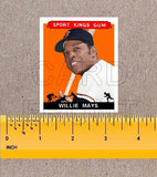 1933 Goudey Sport Kings Willie Mays Fantasy Card - New York Giants - 3432