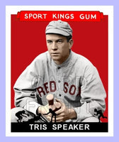 1933 Goudey Sport Kings Tris Speaker Fantasy Card - Boston Red Sox - 3427