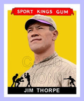 1933 Goudey Sport Kings Jim Thorpe Fantasy Card - New York Giants - 3428