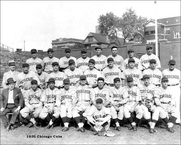 1935 Chicago Cubs 8X10 Photo - Gabby Hartnett - 1228