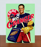 1940's Lynn Patrick Granger Store Counter Standup Sign - New York Rangers - 3074