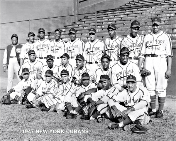 1947 New York Cubans 8X10 Photo - Tiant Minoso Negro World Series Champions - 1454