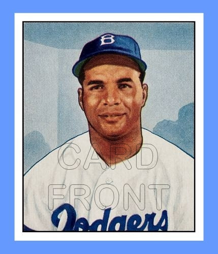 1950 Bowman Roy Campanella Reprint Card - Brooklyn Dodgers - 3400