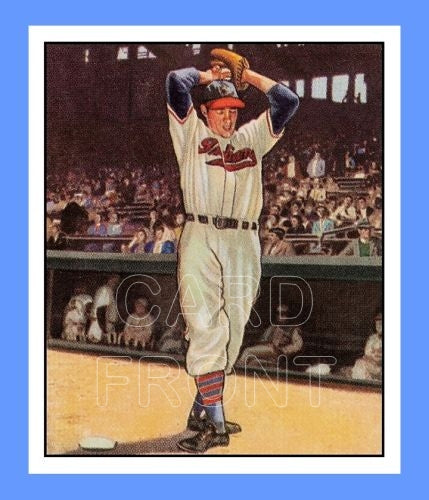 1950 Bowman Bob Feller Reprint Card - Cleveland Indians - 3401