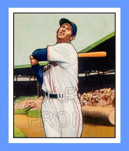 1950 Bowman Ted Williams Reprint Card - Boston Red Sox - 3403