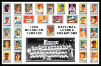 1952 Topps Brooklyn Dodgers Poster 11X17 - Robinson Snider Hodges - 1459