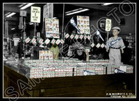 1952 Topps Woolworth Store Display 5X7 Photo - Unopened Boxes Mantle Rookie - 973