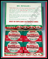 1952 Topps Retailer Wax Box 8X10 Photo - Unopened Box Mantle Rookie - 974