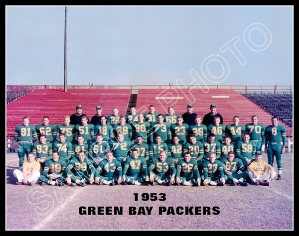 1953 Green Bay Packers 8X10 Photo - 2989