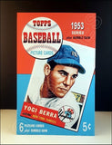 Yogi Berra 1953 Topps Baseball Cards Store Counter Standup Sign - Yankees - 1508