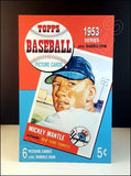 Mickey Mantle 1953 Topps Baseball Cards Store Counter Standup Sign - Yankees - 1511