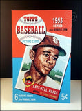 Satchel Paige 1953 Topps Baseball Cards Store Counter Standup Sign - Browns - 1513