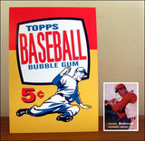 1957 Topps Baseball Wax Pack Wrapper Store Counter Advertising Standup Sign - 1000