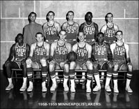 1958-1959 Minneapolis Lakers 11X14 Photo - Elgin Baylor Rookie - 2297
