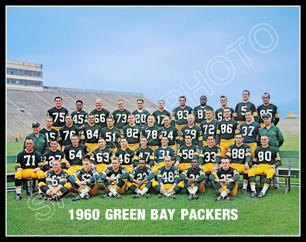 1960 Green Bay Packers 11X14 Photo - 2992