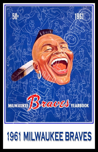 1961 Milwaukee Braves Poster 11X17 - Aaron Mathews - 1464