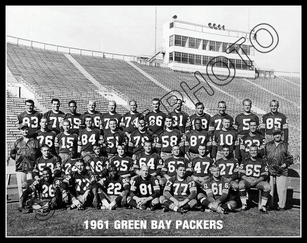 1961 Green Bay Packers 11X14 Photo - 2994