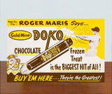 1962 Roger Maris DOKO Ice Cream Store Counter Standup Sign - New York Yankees - 78