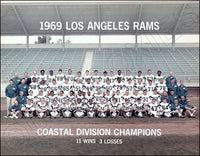 1969 Los Angeles Rams 11X14 Photo - 2997