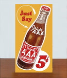 Triple AAA Root Beer Store Counter Standup Sign - 2302