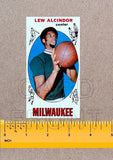 1969 Topps Basketball Lew Alcindor Reprint Card - Milwaukee Bucks Jabbar - 3416