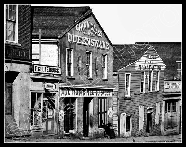 Slave Auction House 11X14 Photo - 1864 Atlanta Georgia - 2427