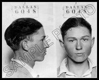 Clyde Barrow Mugshot 8X10 Photo - 1926 Dallas Texas - 2630