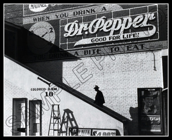 1939 Crescent Theater 8X10 Photo - Belzoni Mississippi Segregated - 2430