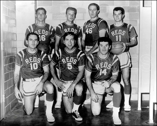 1969 Cincinnati Reds 8X10 Photo - Basketball Team Rose Bench – OUR3DOXIES