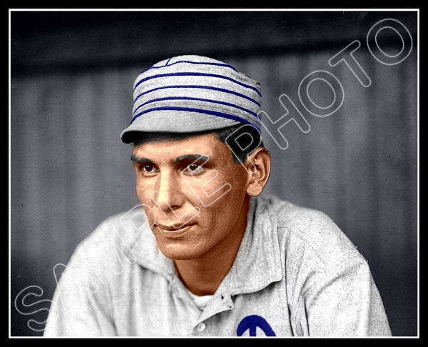 Chief Bender Colorized 8X10 Photo - Athletics A's 1911 T205 Card - 123