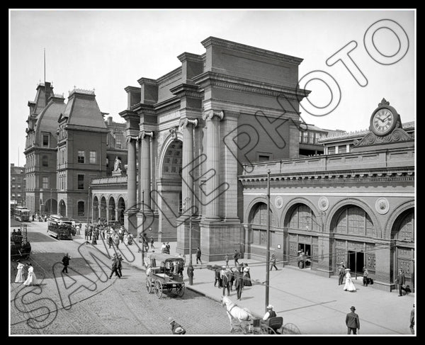 Union Station 8X10 Photo - 1905 Boston Massachusetts - 2436