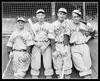 1934 Cincinnati Reds 8X10 Photo - Bottomley Koenig Adams Piet - 904