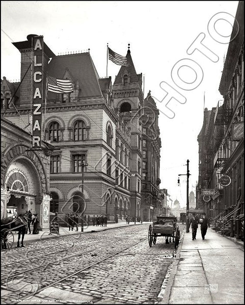 Alcazar Theater 8X10 Photo - 1906 Brooklyn New York - 2446