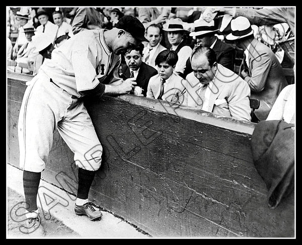 1931 Al Capone Gabby Hartnett 8X10 Photo - Chicago Cubs - 2663