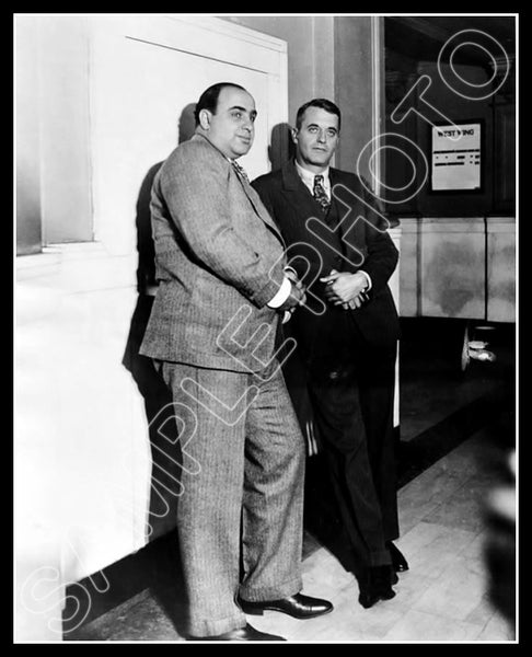 1931 Al Capone 8X10 Photo - Lawyer Michael Ahern - 2666