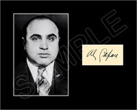Al Capone Matted Photo Display 8X10 - 2639