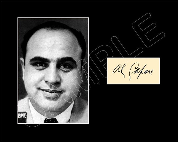 Al Capone Matted Photo Display 8X10 - 2640