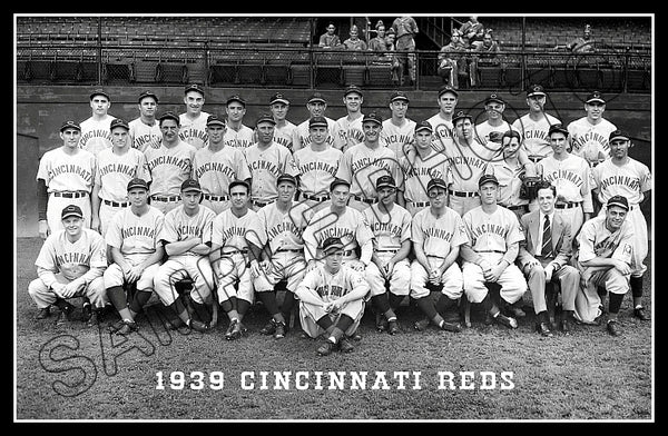 1939 Cincinnati Reds Poster 11X17 - Lombardi Derringer Vander Meer - 1497