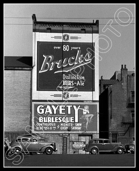 1938 Brucks Beer 8X10 Photo - Cincinnati Ohio - 2467